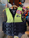 BLK/YEL HELIUM F/E MENS NYLON VEST