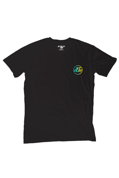 BLK/TEAL SPLITTER YOUTH TEE