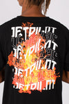 BLK/RED FIRESTORM MENS TEE