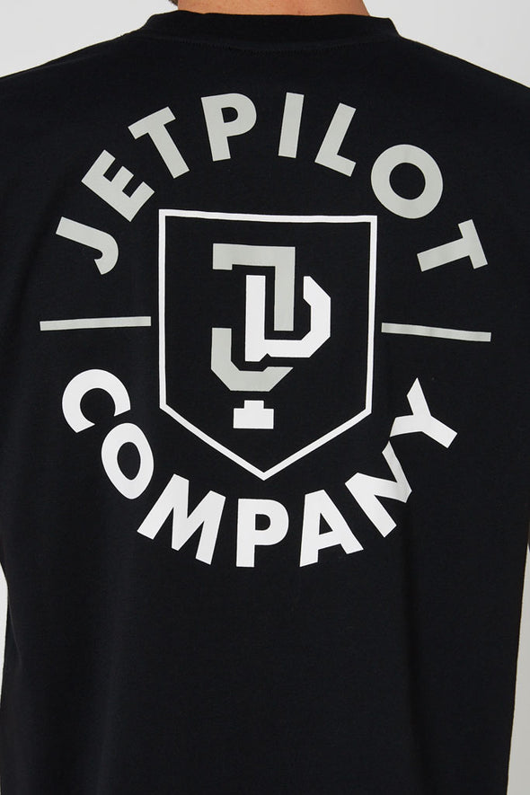 BLK/WHT LINKED MENS TEE