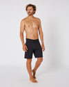 BLK/RD BOLTS MENS BOARDSHORT