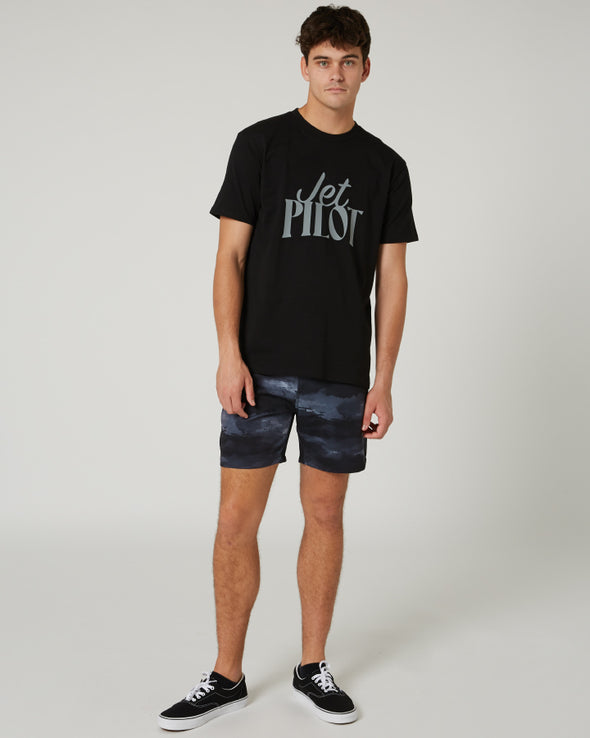 BLK CONTRAST MENS S/S TEE