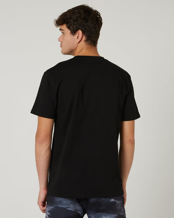 BLK CONTRAST MENS S/S TEE