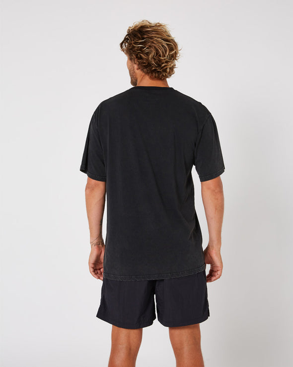 ACID WASH FEARLESS MENS TEE