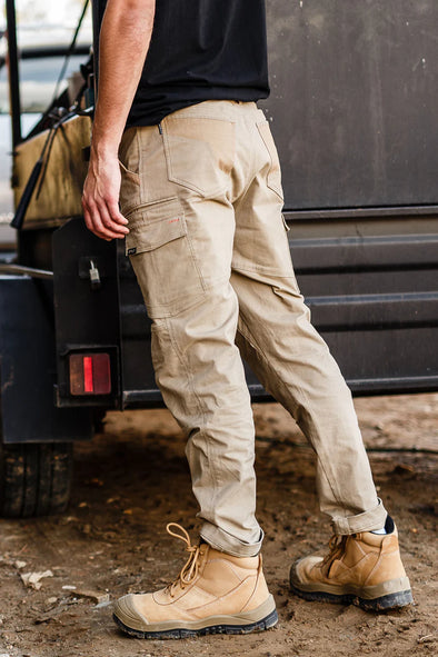 JETPILOT MENS FUELED CUFFED PANT KHAKI