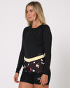 Jetpilot PACER QUARTZ LADIES LS RASHIE - Black