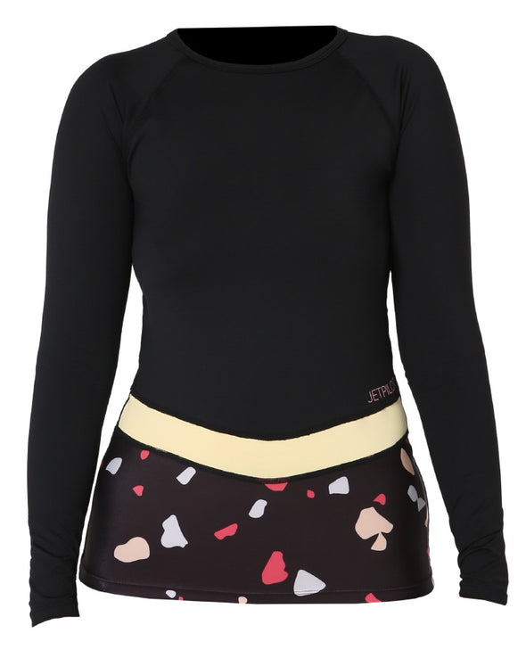 Jetpilot PACER QUARTZ LADIES LS RASHIE - Black