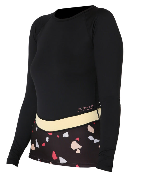 Jetpilot PACER QUARTZ LADIES LS RASHIE - Black