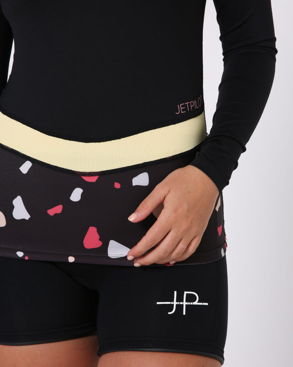 Jetpilot PACER QUARTZ LADIES LS RASHIE - Black