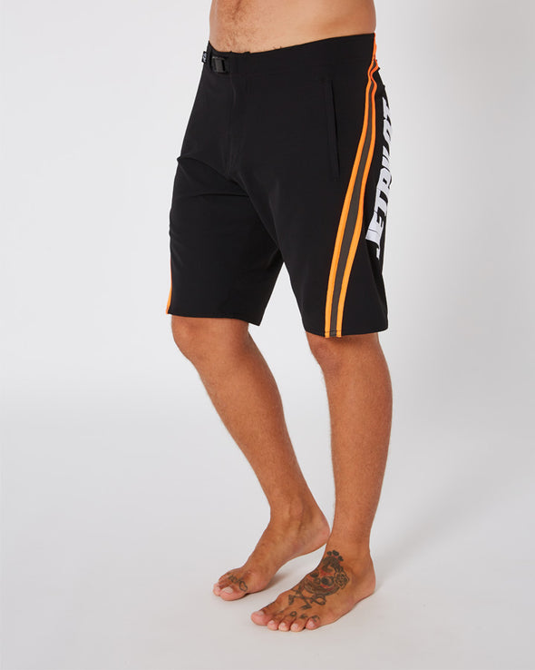 BLK/ORG PROFILER MENS BOARDSHORTS