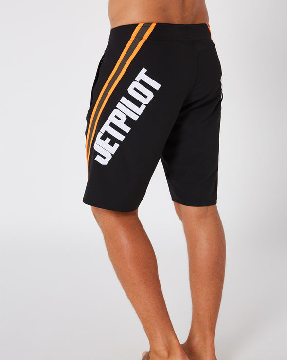 BLK/ORG PROFILER MENS BOARDSHORTS