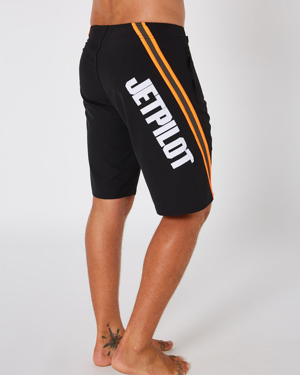 BLK/ORG PROFILER MENS BOARDSHORTS