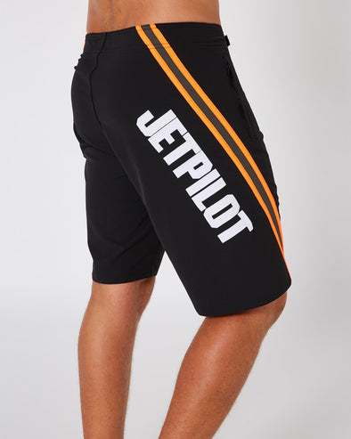 BLK/ORG PROFILER MENS BOARDSHORTS