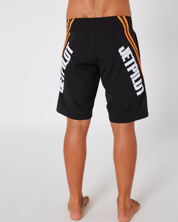 BLK/ORG PROFILER MENS BOARDSHORTS