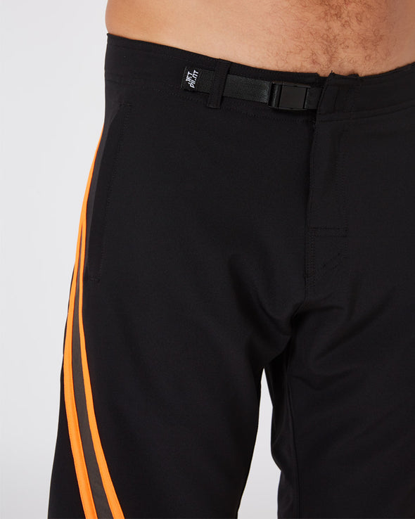BLK/ORG PROFILER MENS BOARDSHORTS