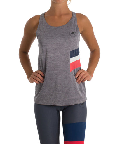 JETPILOT JPCO DRI-FIT TANK - CHARCOAL Ladies