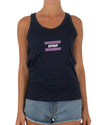 JETPILOT TOMMYS GIRL LADIES TANK BLUE