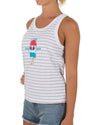 JETPILOT STUNNER LADIES TANK WHITE