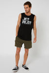 BLK CORP MENS MUSCLE