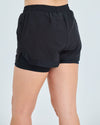 Jetpilot Corp Ladies Elastic Waist Rideshort - Black