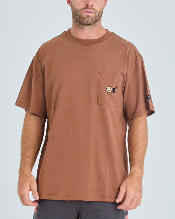 Jetpilot x Sindy Pocket Tee Mens - Dirt
