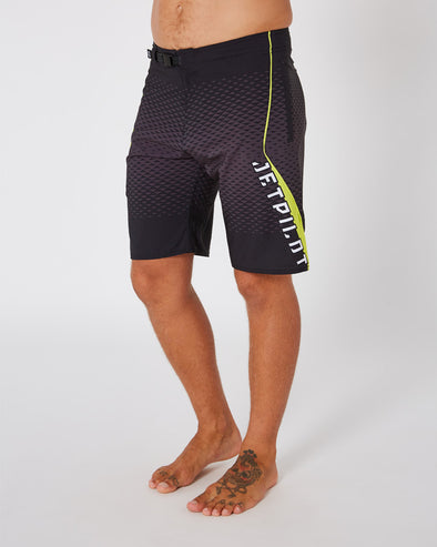 BLK/YEL STREAMLINER MENS BOARDSHORTS