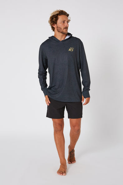 BLK VENTURE LS FISHING MENS P/O