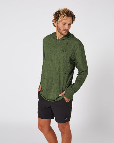 Jetpilot VENTURE LS FISHING MENS P/O - SAGE