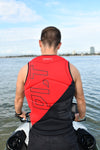 BLK/RED ADDICT REV F/E MENS NEO VEST