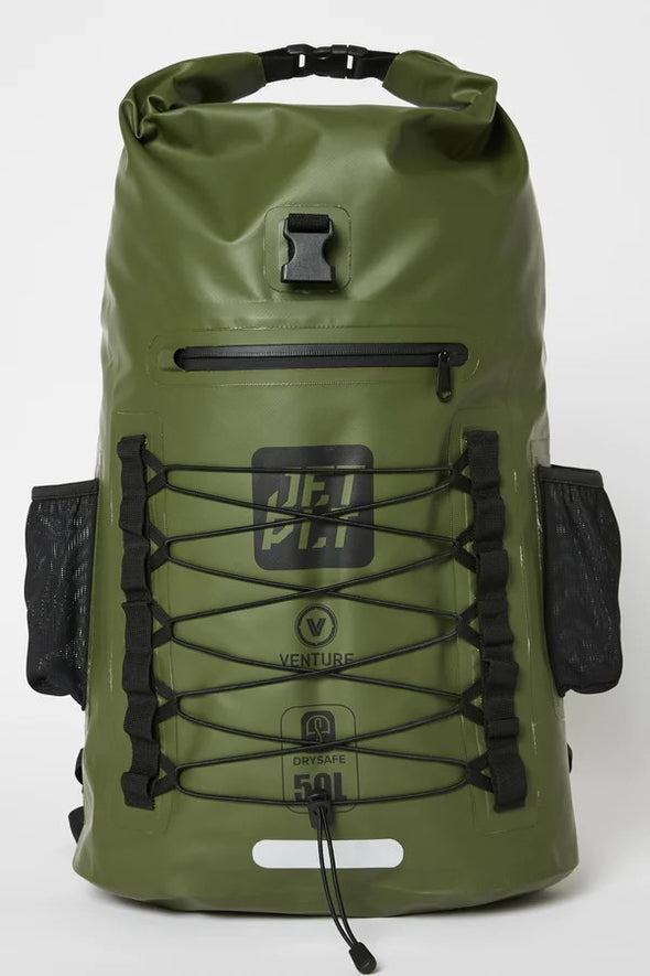 BLK/SAGE VENTURE 50L WATERPROOF BAG