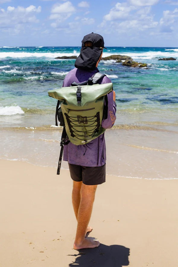 BLK/SAGE VENTURE 50L WATERPROOF BAG