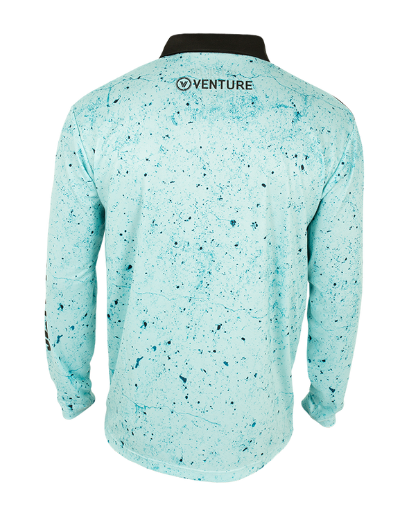 BLU VENTURE MENS LS FISHING POLO