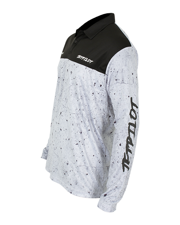 GRY VENTURE MENS LS FISHING POLO