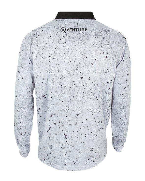 GRY VENTURE MENS LS FISHING POLO