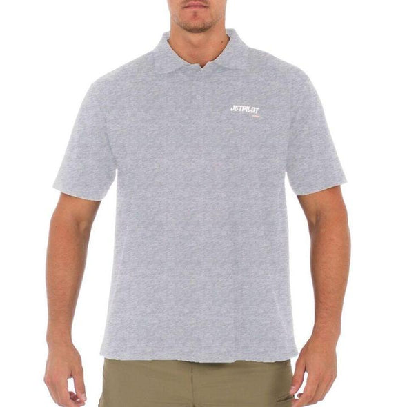 JETPILOT MENS FUELED POLO SHIRT ICE MARLE