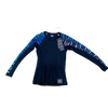 DELUXE LADIES LONG SLEEVE RASHGUARD BLACK/MULTI
