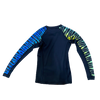 DELUXE LADIES LONG SLEEVE RASHGUARD BLACK/MULTI