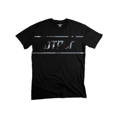 BLK RX PANEL MENS TEE