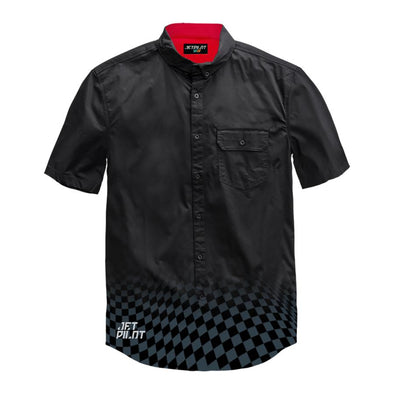 BLK RX GRID MENS S/S SHIRT