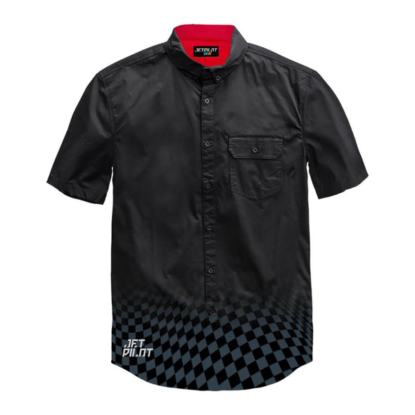 BLK RX GRID MENS S/S SHIRT