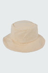 TAN TERRY LIDIES BUCKET HAT CAP