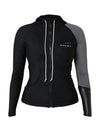 BLK CAUSE LS LADIES HOODED RASHIE
