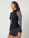 BLK CAUSE LS LADIES HOODED RASHIE