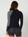 BLK CAUSE LS LADIES HOODED RASHIE