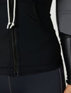 BLK CAUSE LS LADIES HOODED RASHIE