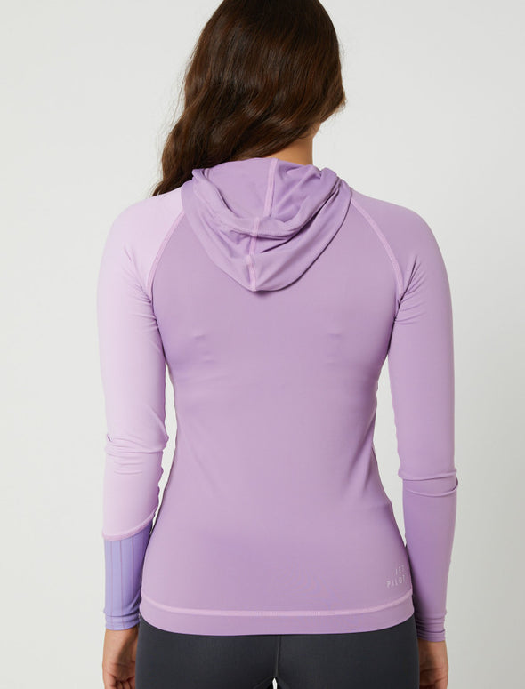PUR CAUSE LS LADIES HOODED RASHIE