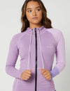 PUR CAUSE LS LADIES HOODED RASHIE