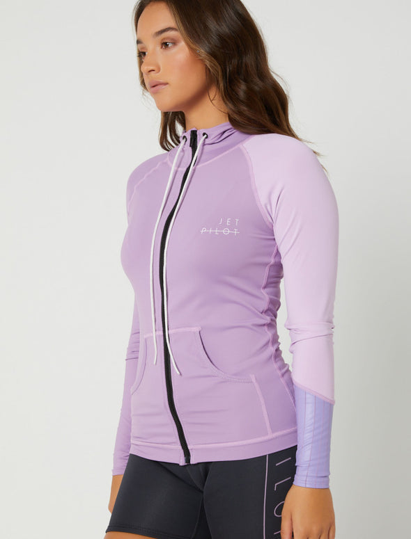 PUR CAUSE LS LADIES HOODED RASHIE