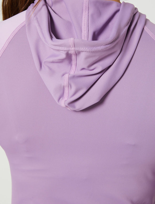 PUR CAUSE LS LADIES HOODED RASHIE
