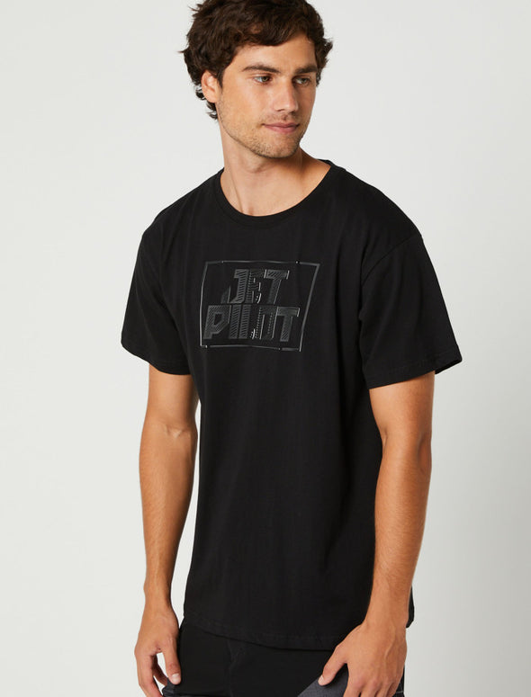 BLK CORP MENS SS TEE